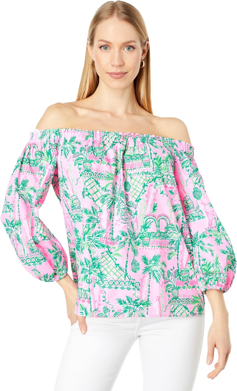 

Уинифред Топ Lilly Pulitzer, цвет Mandevilla Baby Always Worth It