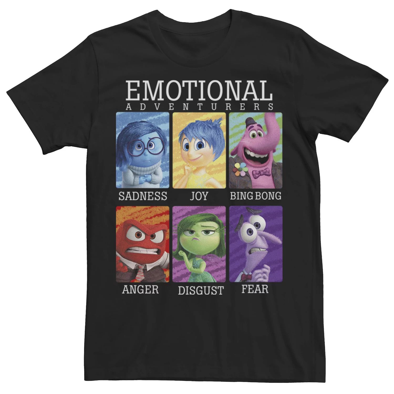Мужская футболка Inside Out Emotions Yearbook Group Disney / Pixar