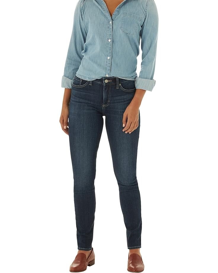 

Джинсы Lee Ultra Lux Comfort Slim Fit Skinny Mid-Rise, цвет Linwood