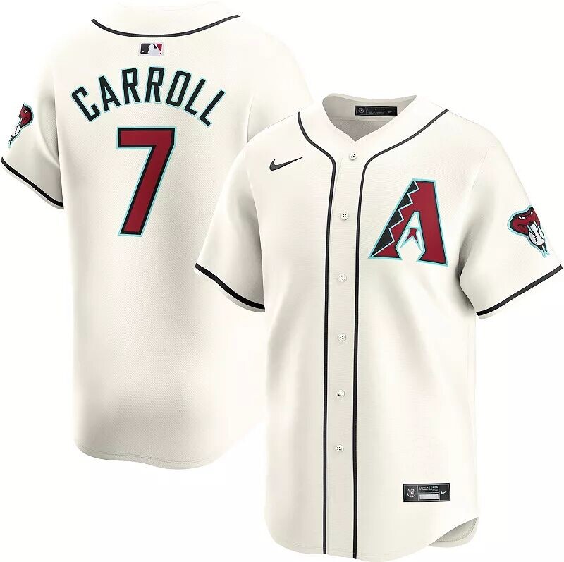 

Мужские джерси Nike Arizona Diamondbacks Corbin Carroll #7 Teal Limited Vapor