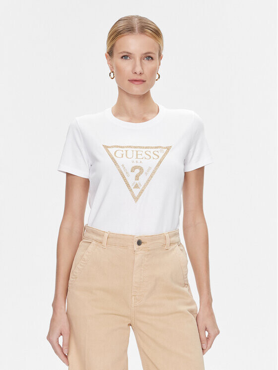 

Футболка стандартного кроя Guess, белый