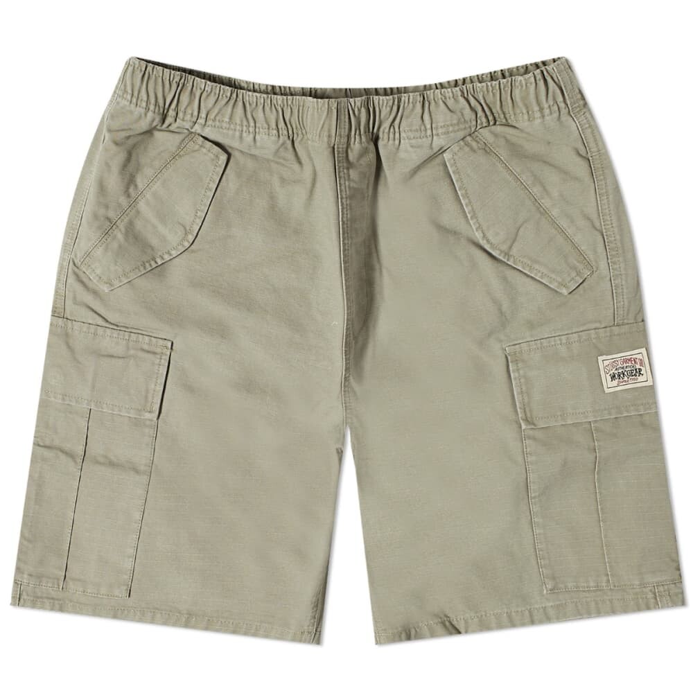 

Пляжные шорты карго Stussy Ripstop, оливковый