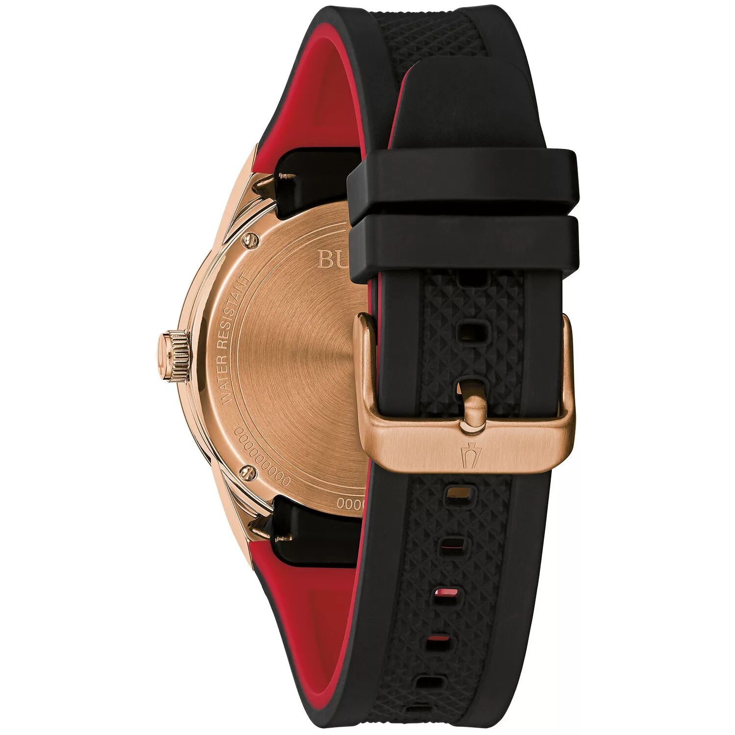 

Мужские черные силиконовые многофункциональные часы — 97C111 Bulova