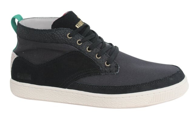 

Черные кожаные кроссовки Tee CS Mid Top на шнуровке 354442 01 x42a Puma, черный
