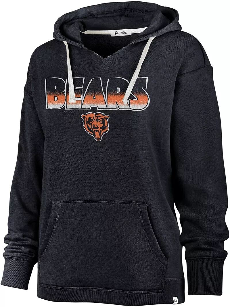 

Женский темно-синий пуловер с капюшоном '47 Chicago Bears Color Rise