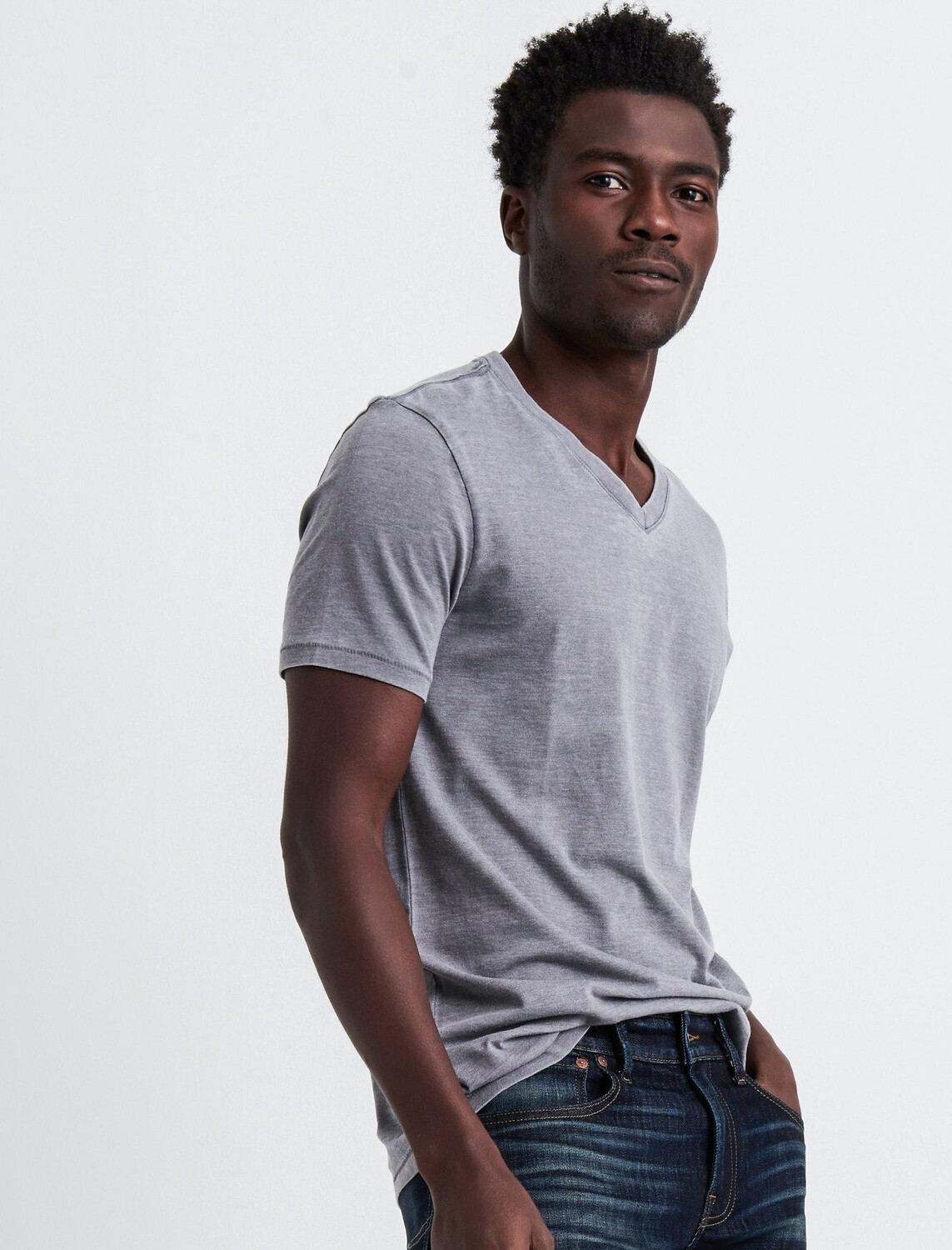 

Мужская футболка Lucky Brand Venice Burnout с V-образным вырезом., цвет Storm