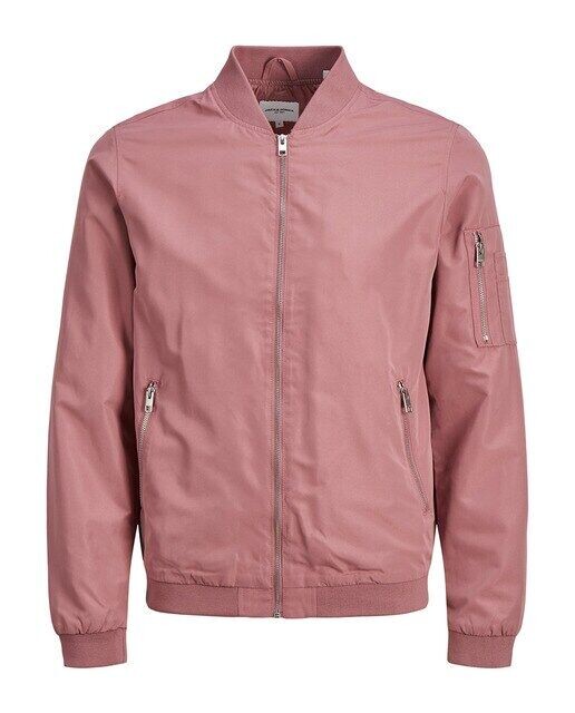 

Мужской бомбер Jack & Jones, розовый