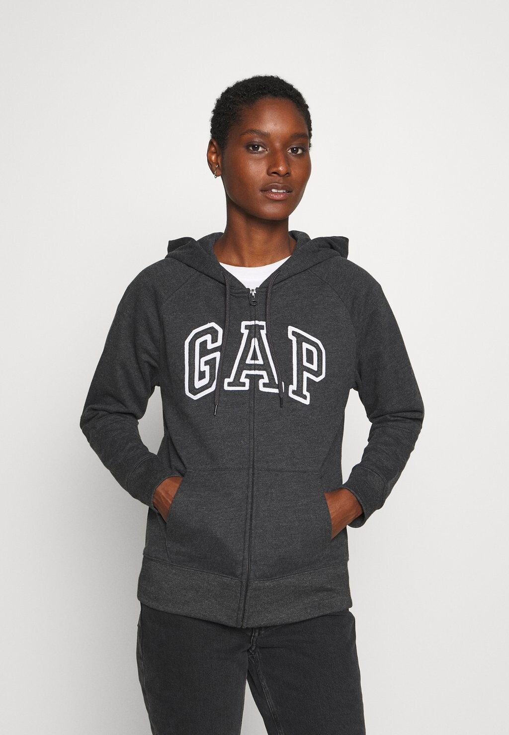 

Толстовка на молнии GAP, Серый