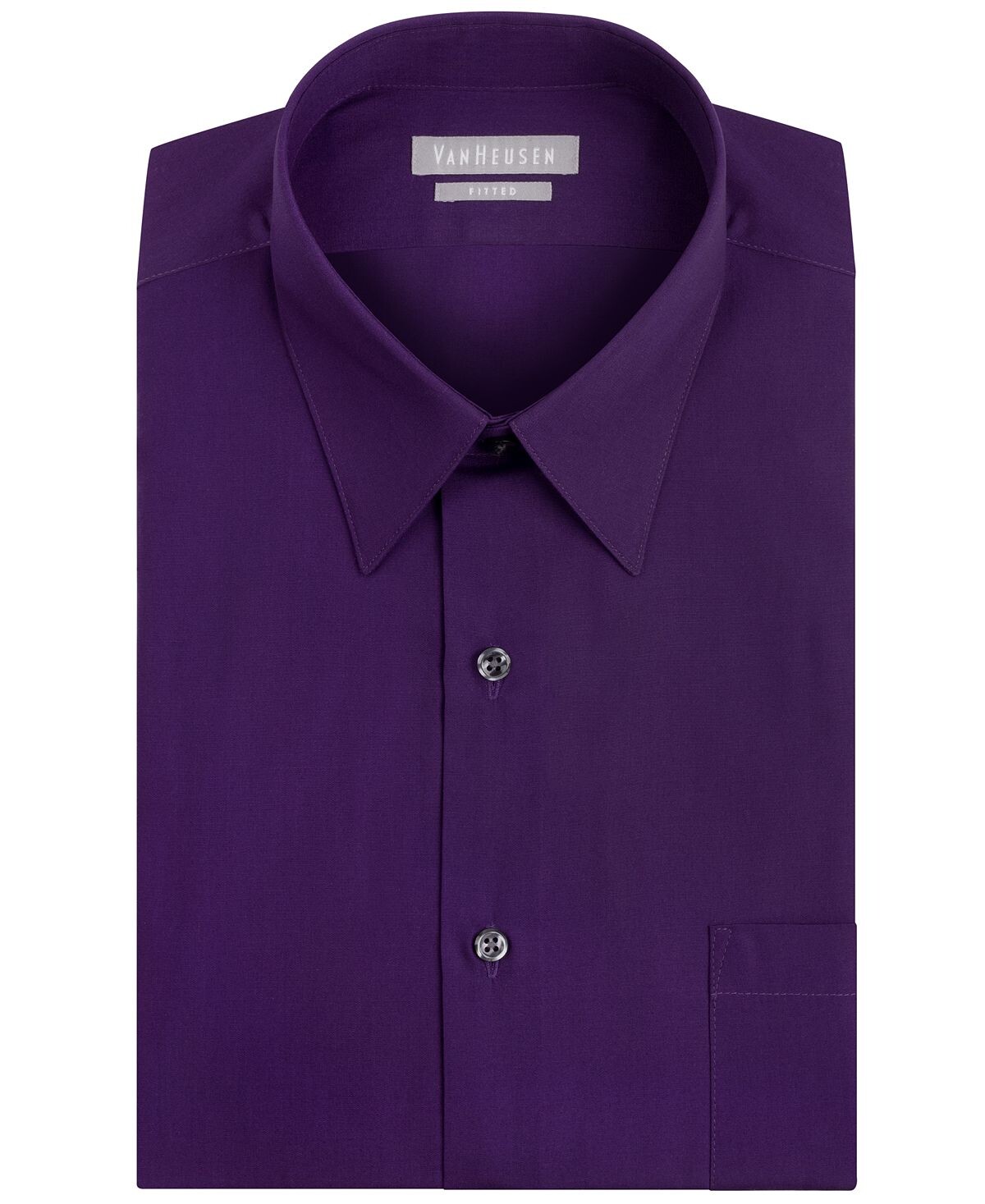 

Однотонная классическая рубашка приталенного кроя Van Heusen