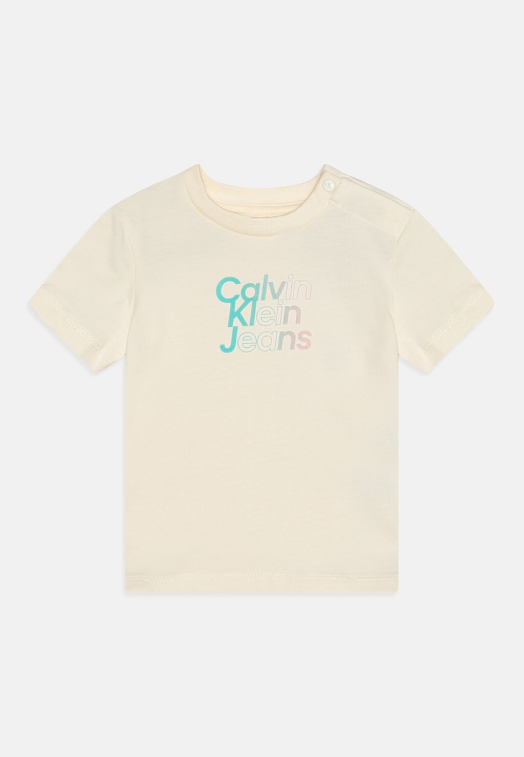 

Футболка с принтом BABY GRADIENT LOGO UNISEX Calvin Klein Jeans, цвет papyrus