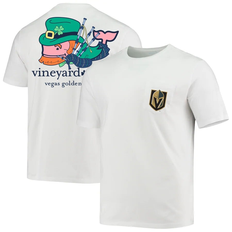 

Футболка с коротким рукавом Vineyard Vines Vegas Golden Knights, белый