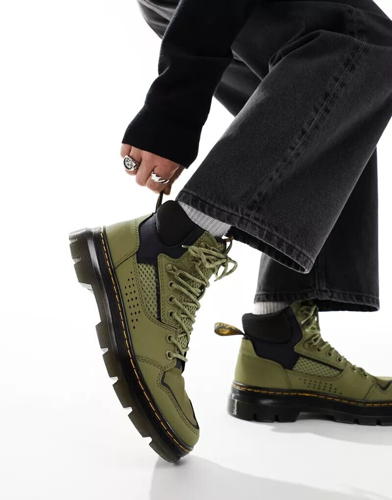 

Ботинки цвета хаки Dr Martens Zuma
