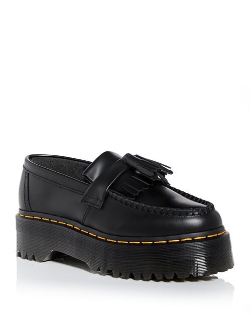 

Женские лоферы на платформе Adrian Quad Kiltie Dr. Martens, цвет Black