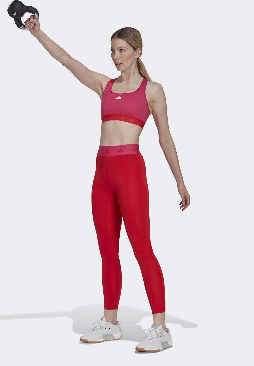 

Леггинсы Adidas, красный