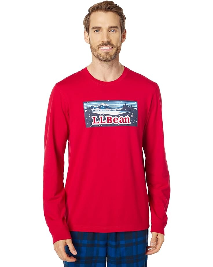 

Пижамный комплект L.L.Bean Camp Pajamas Set Regular, цвет Nautical Red