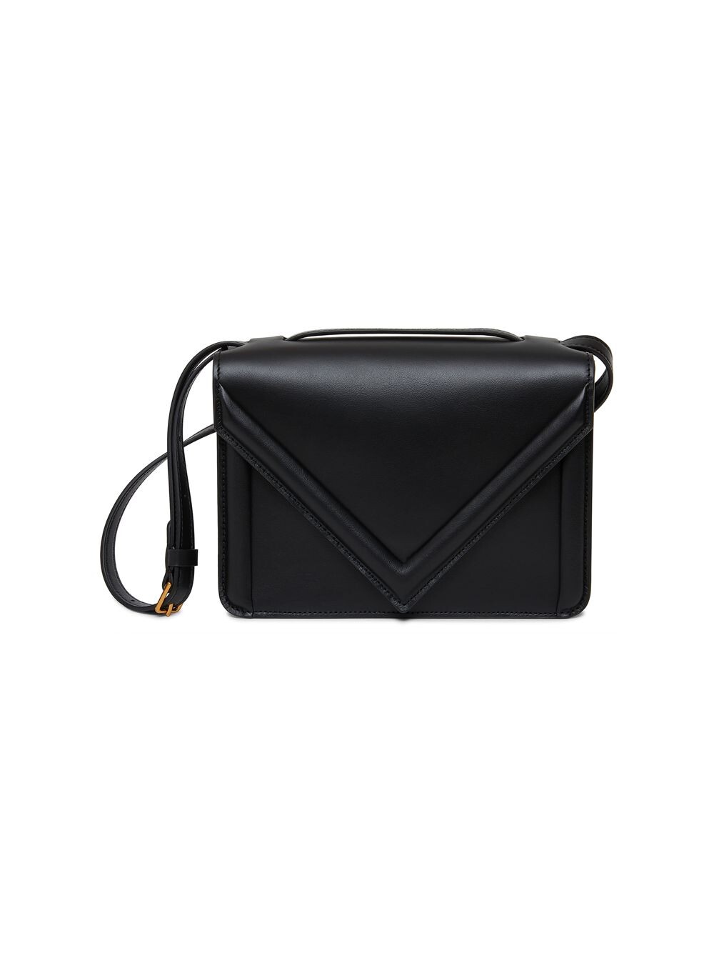 

Кожаная сумка-коробка M Frame Mansur Gavriel, черный