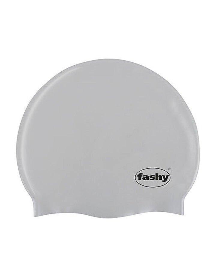 Силиконовая шапочка для плавания Fashy, белый очень большая шапочка для плавания для девочек с длинными волосами водонепроницаемая силиконовая шапочка для плавания очень большая шапо