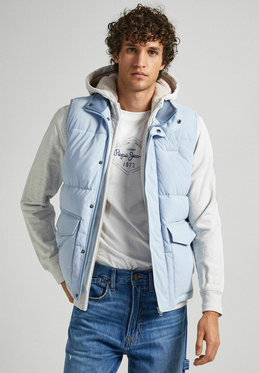 

Жилет Pepe Jeans БЕН, цвет bleach blue