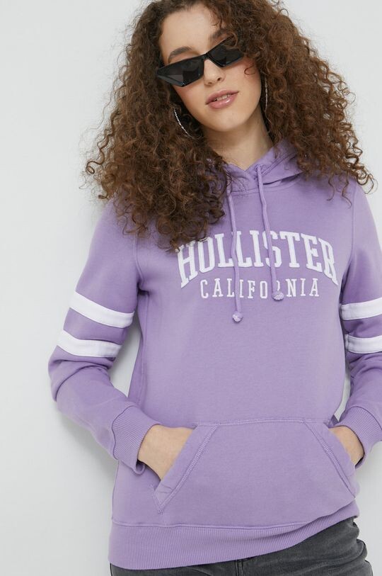 

Толстовка Hollister Co., фиолетовый