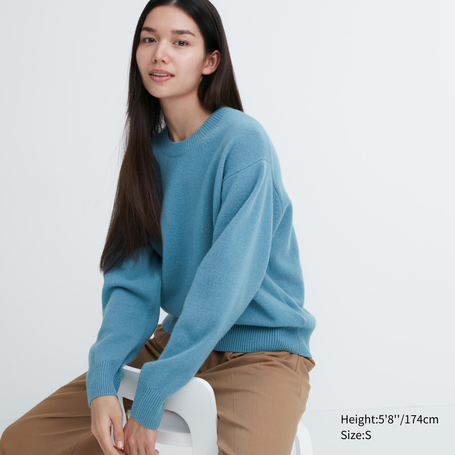 

Свитер Uniqlo женский шерстяной, синий