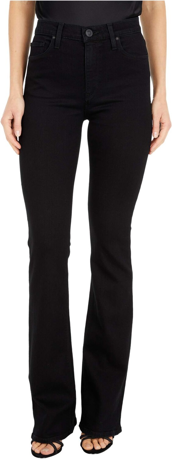 

Джинсы Barbara High-Waisted Bootcut in Black Hudson Jeans, черный