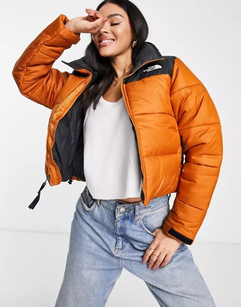 Коричневая укороченная куртка The North Face Saikuru, эксклюзивно для ASOS