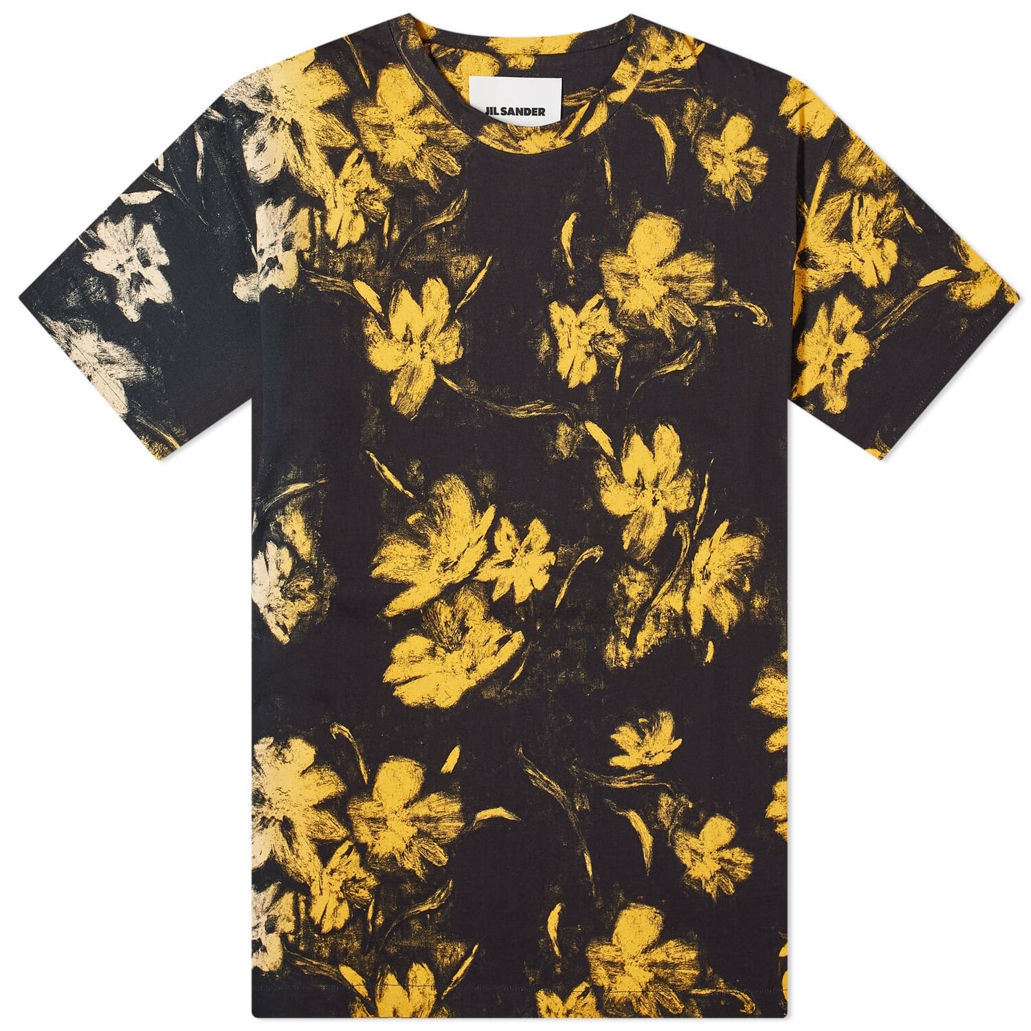 

Футболка Jil Sander Floral Print, цвет Savana