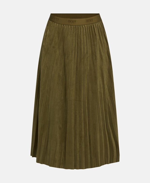 

Юбка в складку DKNY, хаки