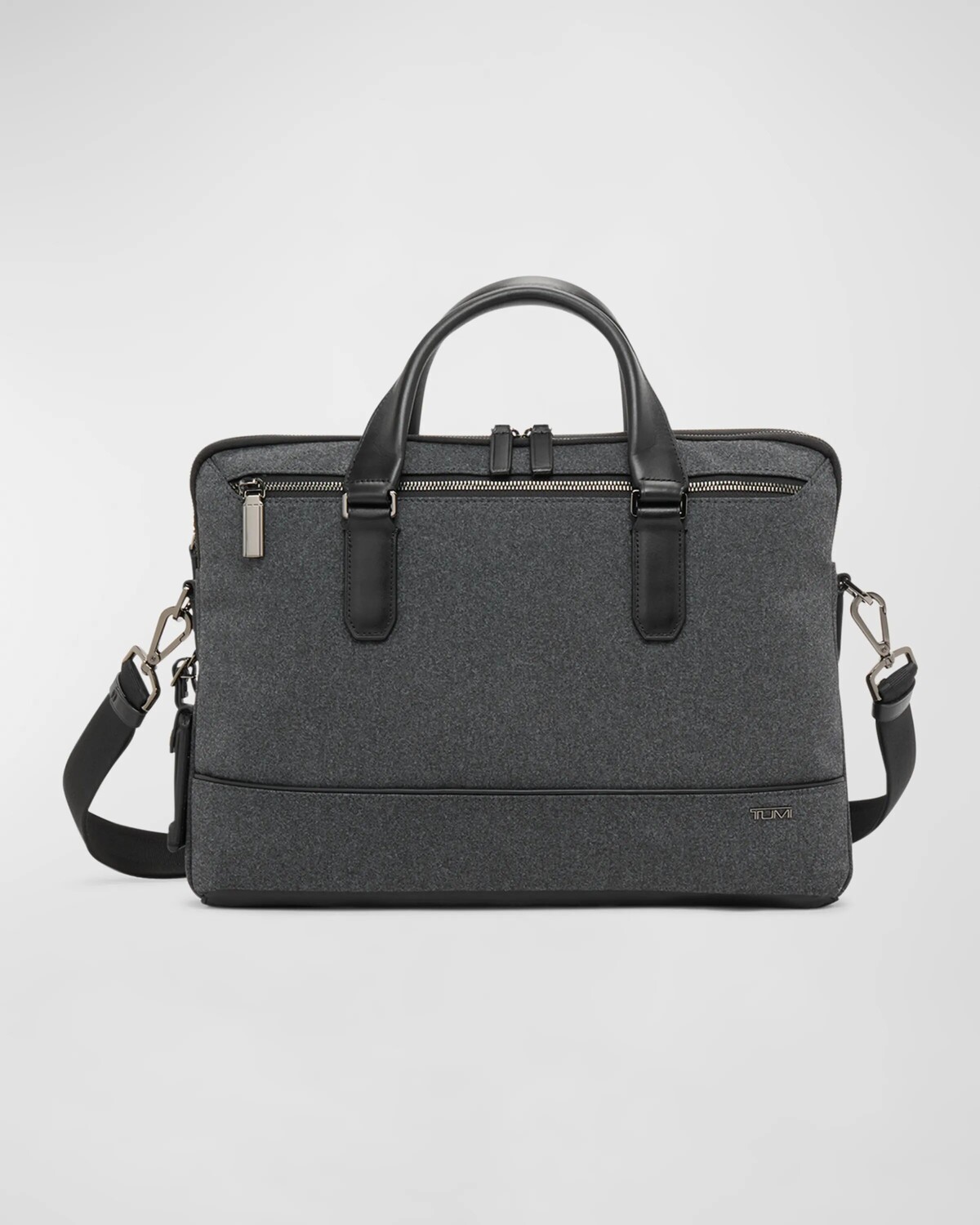 

Тонкий портфель с отделкой Sycamore Tumi, цвет Dark Charcoal