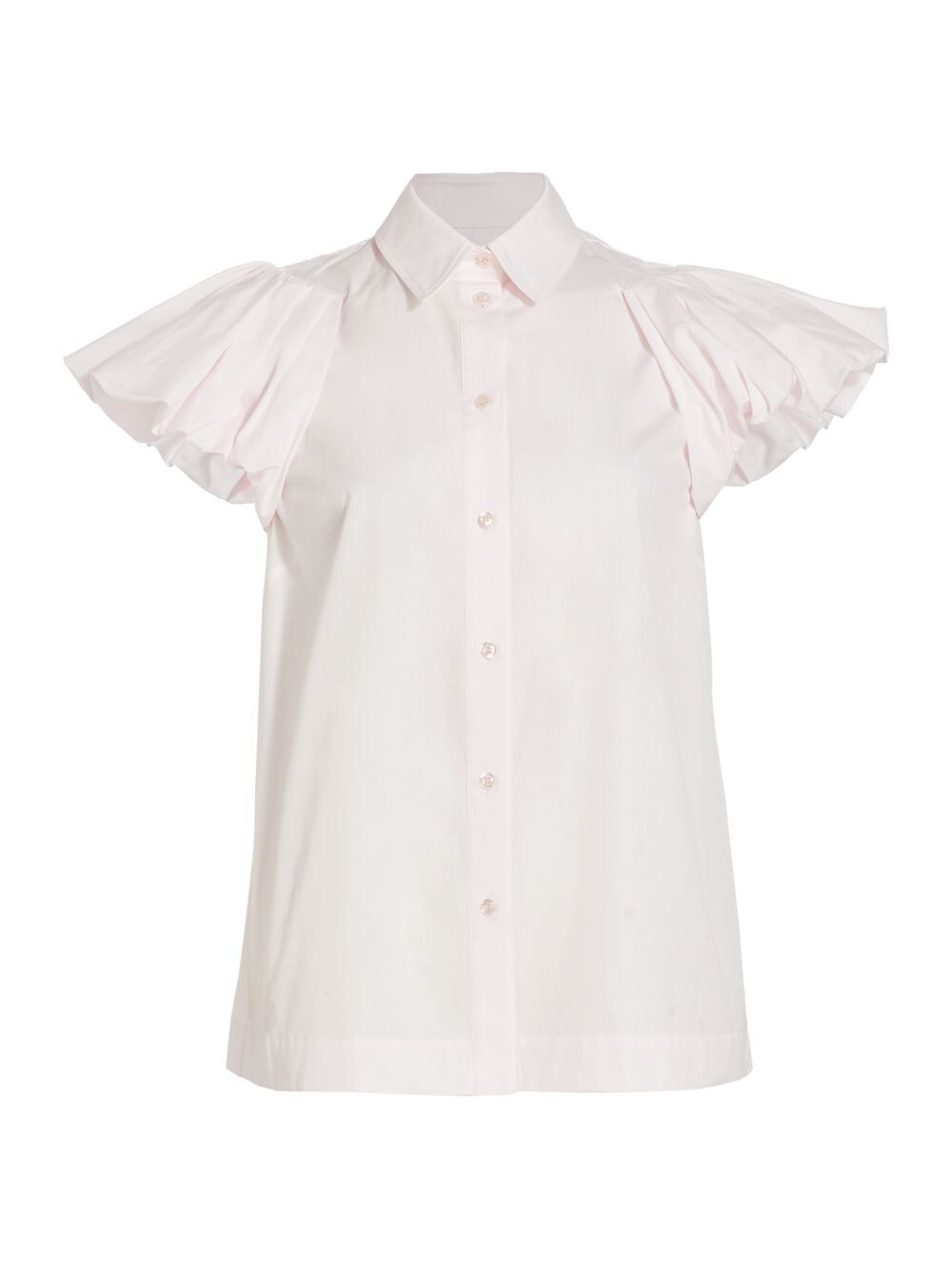 

Пышная рубашка с короткими рукавами Simone Rocha, роза