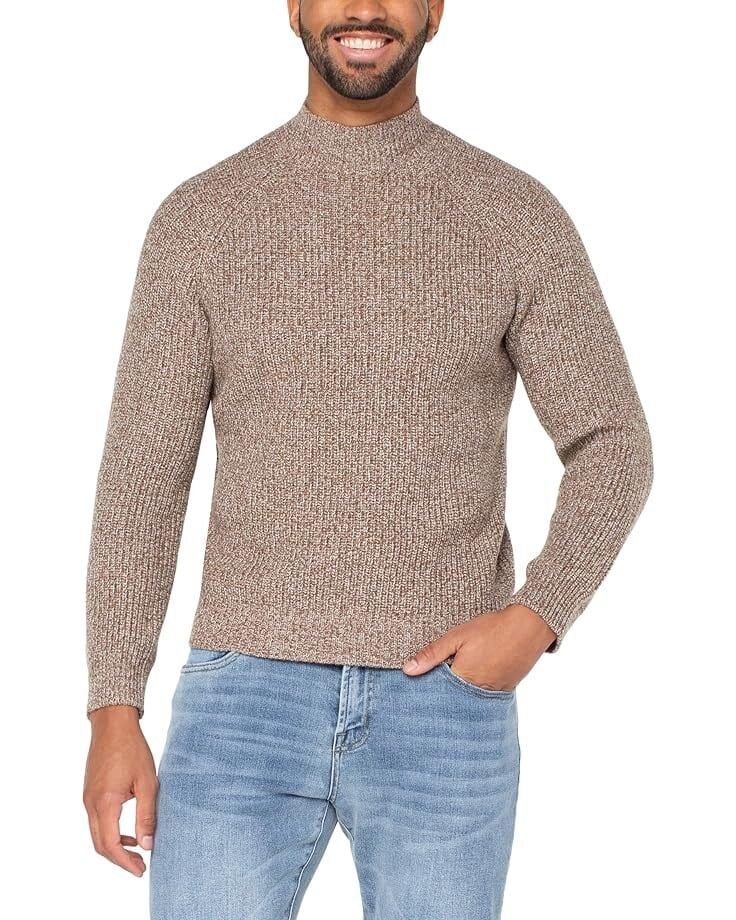 

Свитер Liverpool Los Angeles Shaker Stitch Mock Neck, цвет Chestnut Multi