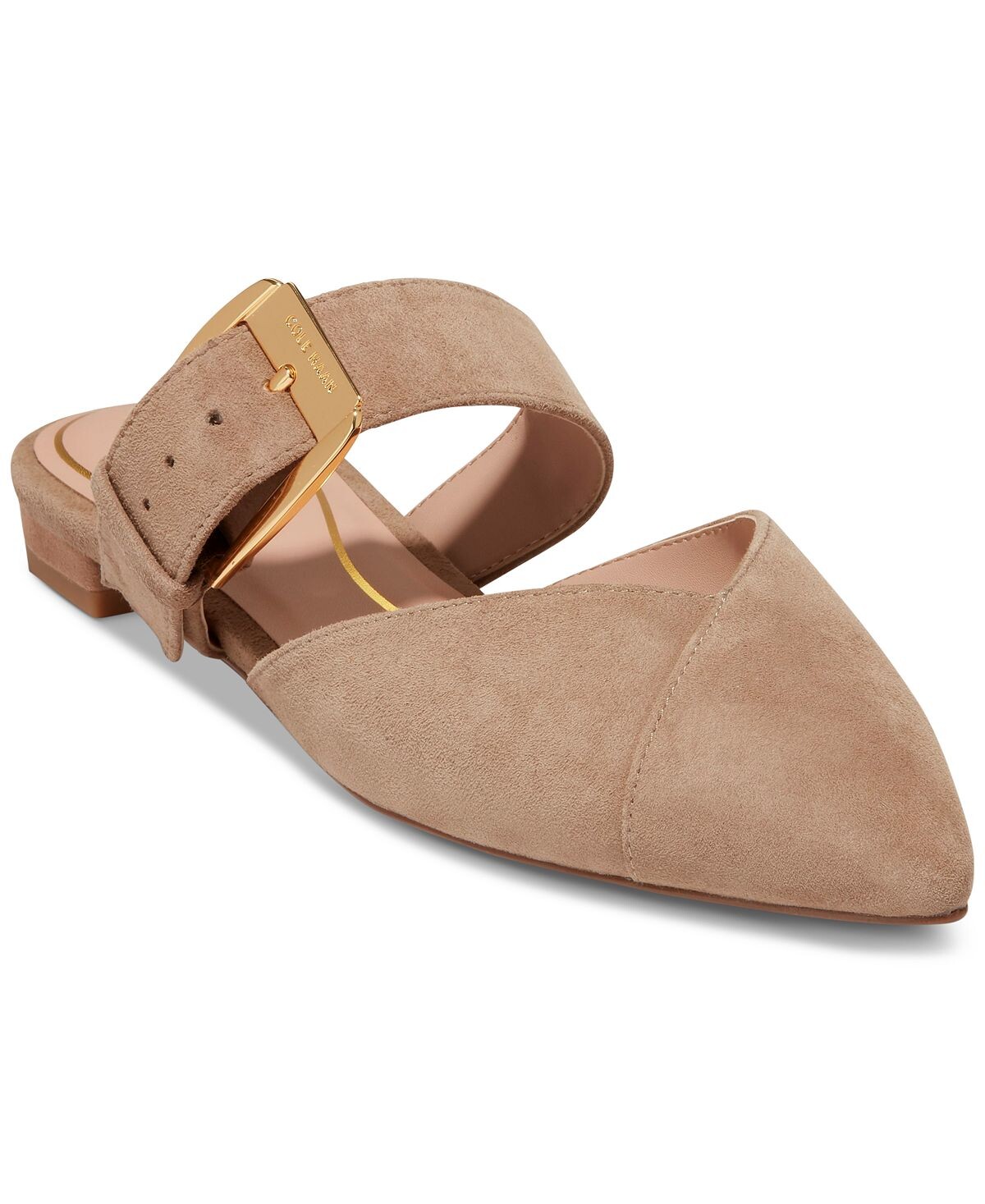 

Женские шлепанцы Vandam с острым носком и пряжкой Cole Haan