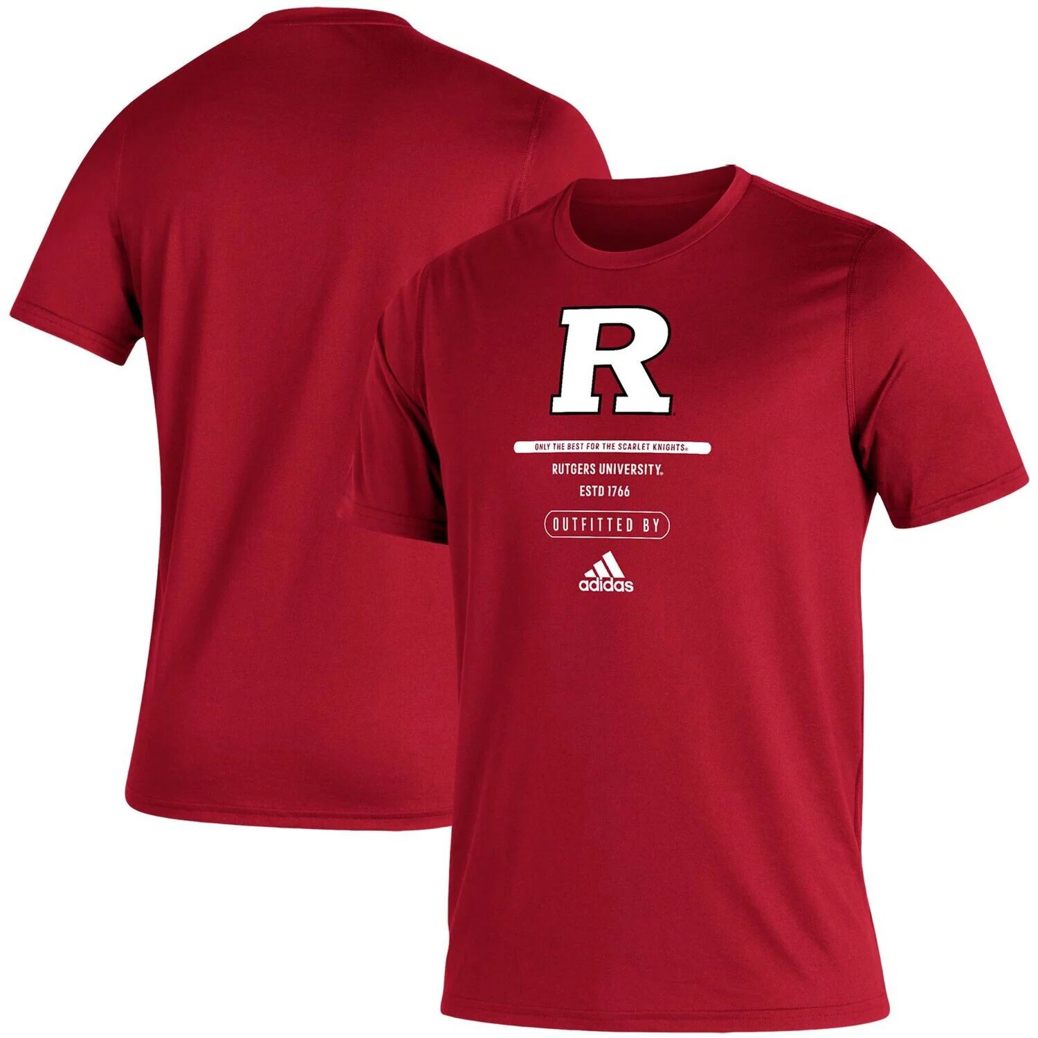 

Мужская футболка Scarlet Rutgers Scarlet Knights Sideline Locker Tag Creator AEROREADY adidas