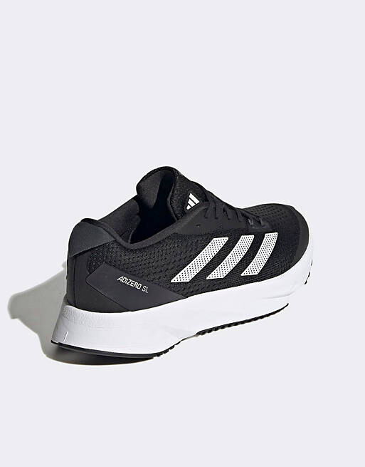 

Черно-белые кроссовки adidas Running Adizero SL
