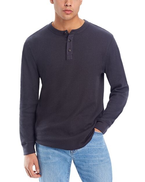 

Термальная футболка Henley Madewell, цвет Black