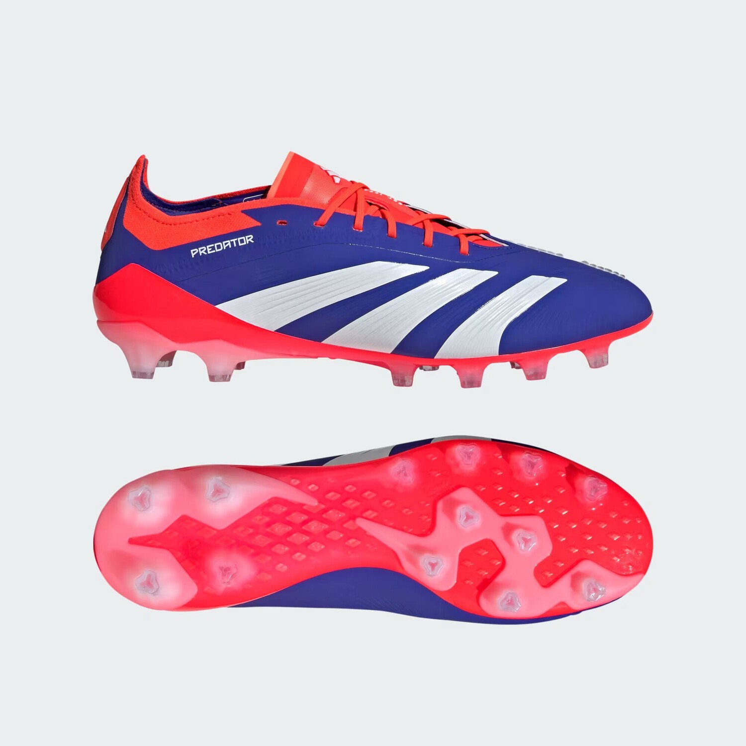 

Футбольные бутсы Predator Elite с искусственной травой Adidas, цвет Lucid Blue/Cloud White/Solar Red