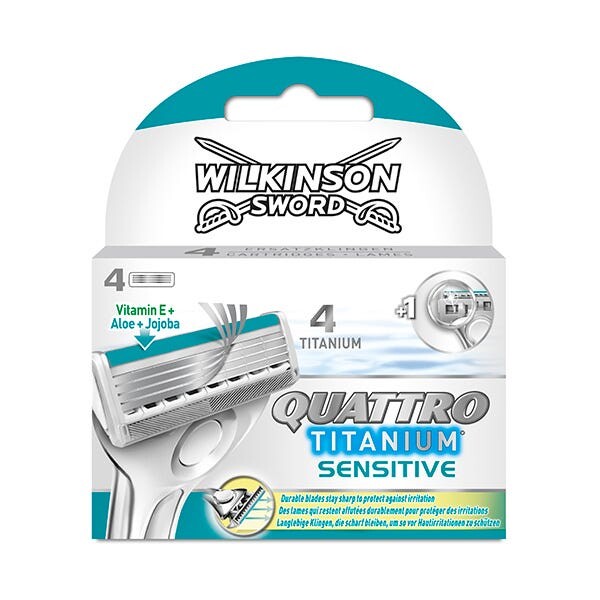 

Quattro Титан Чувствительный 4 шт Wilkinson