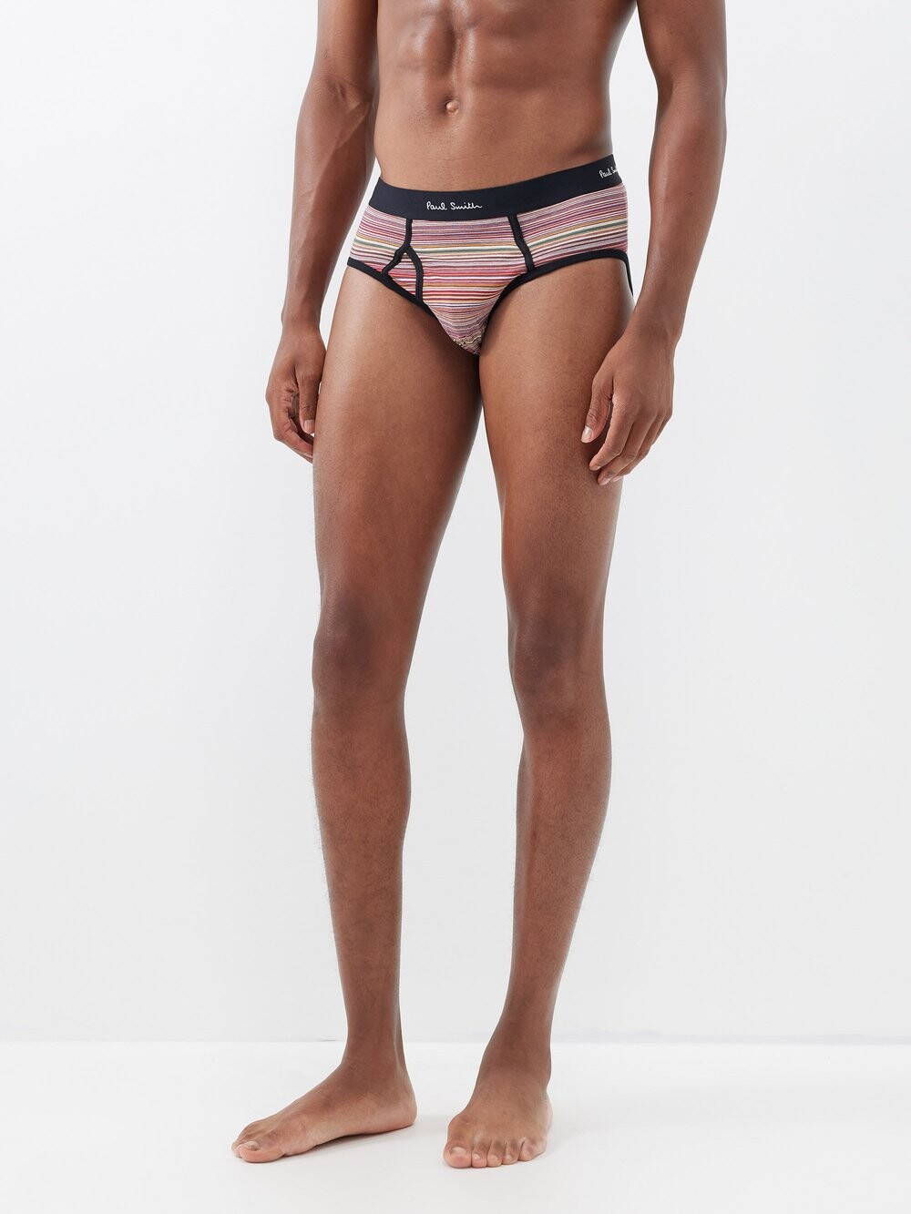 

Трусики signature stripe из смесового хлопка Paul Smith, мультиколор