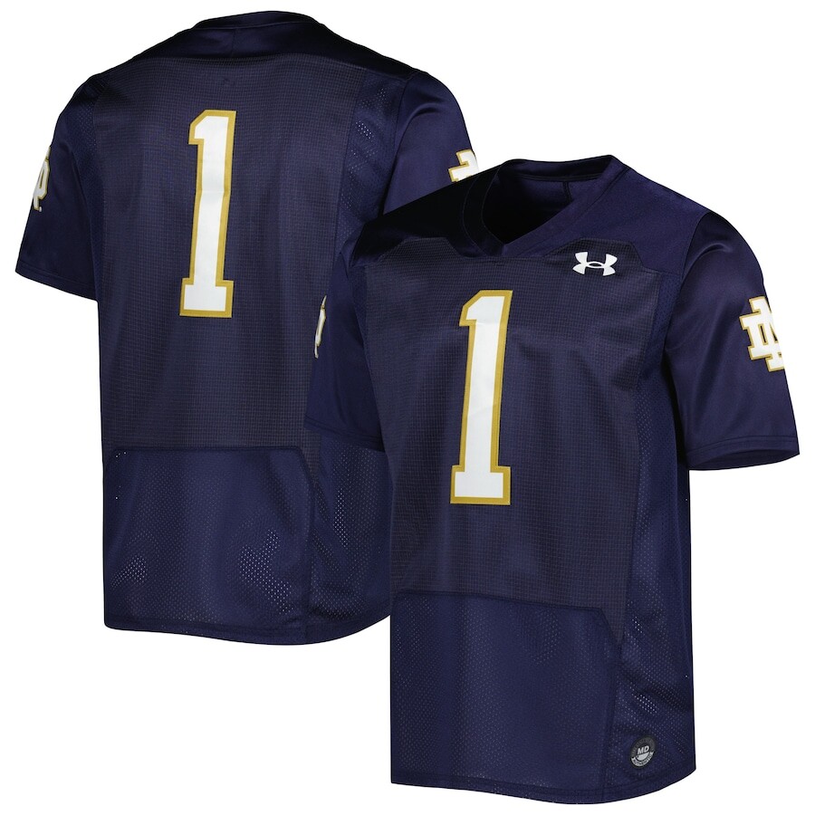 

Джерси Under Armour Notre Dame Fighting Irish, нави