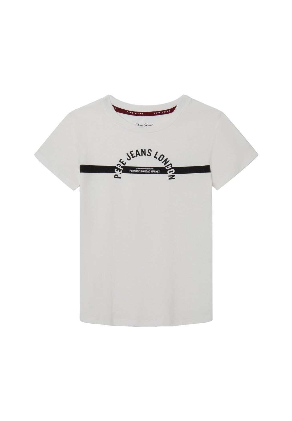 

Футболка с принтом BASIC PAYTON Pepe Jeans, цвет off white