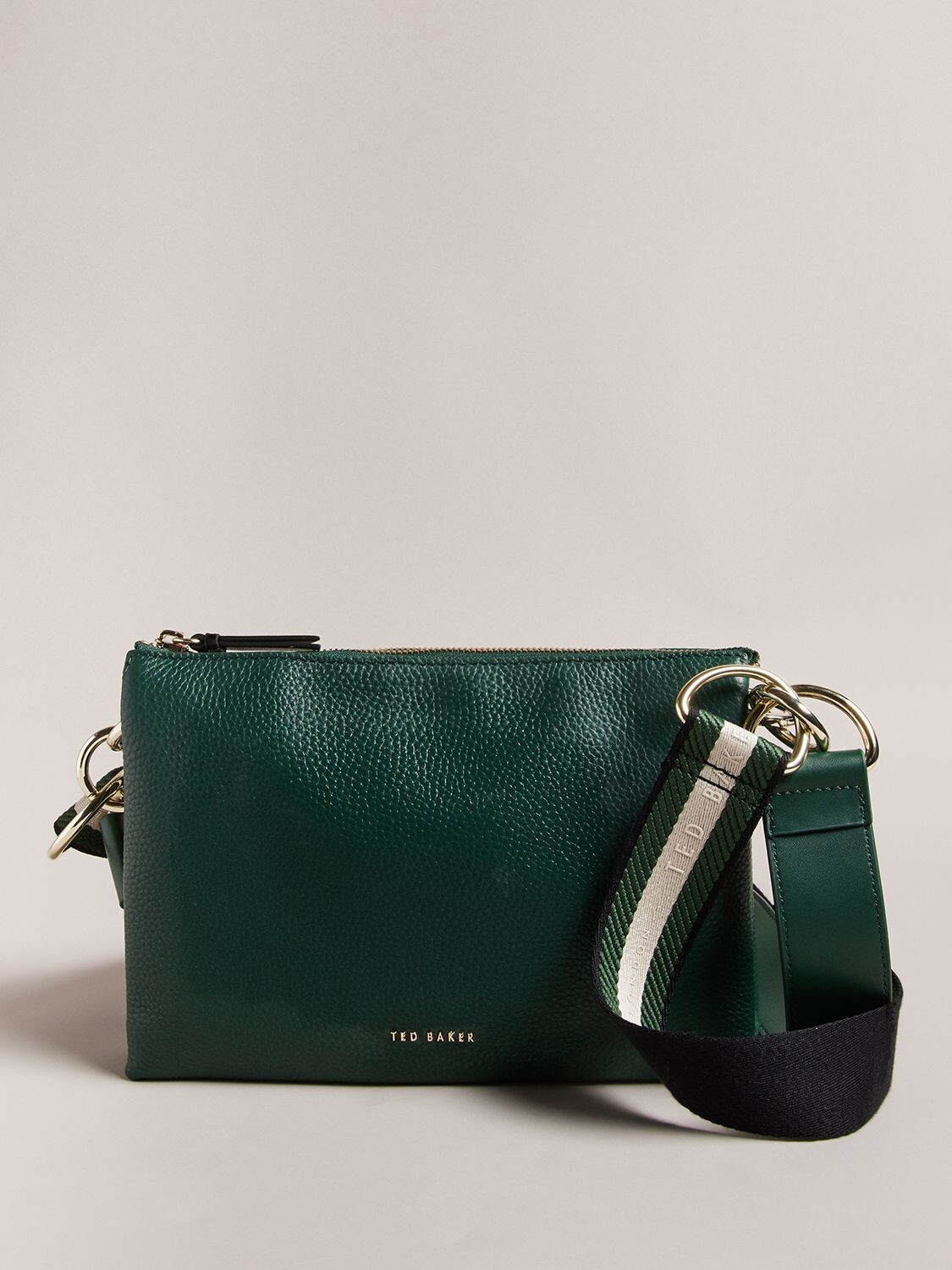 

Кожаная сумка через плечо Delphia Ted Baker, темно-зеленый