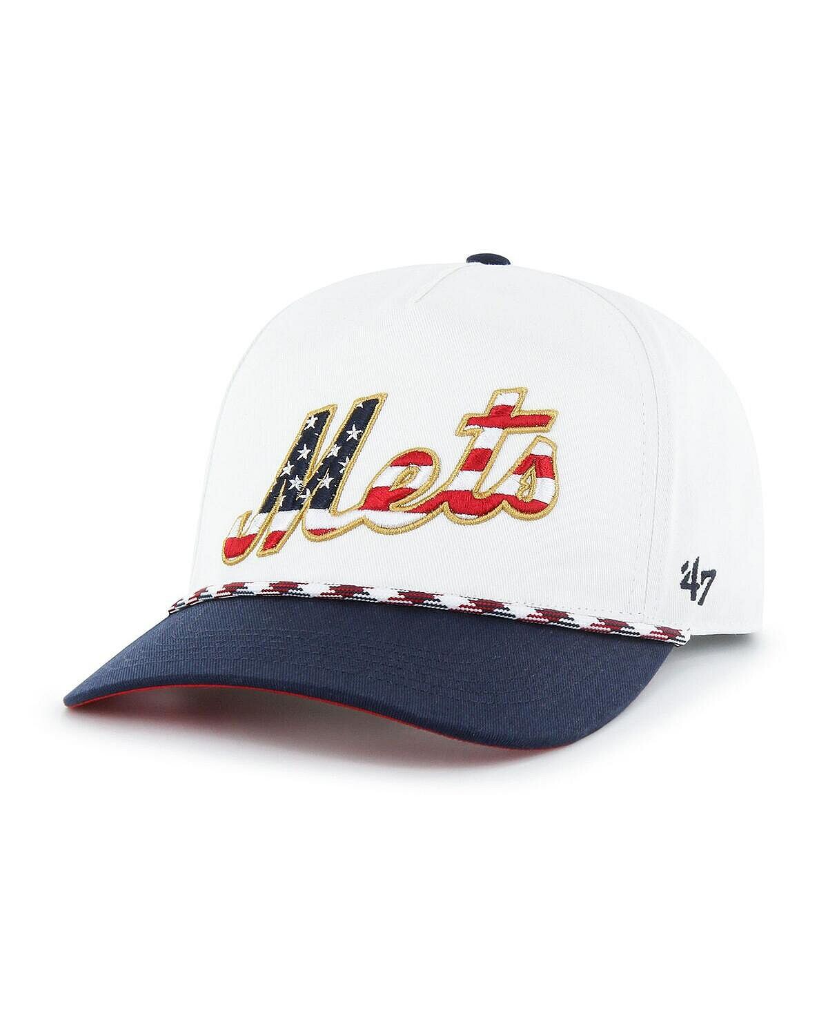 

Мужская белая кепка New York Mets с надписью Hitch Snapback '47 Brand