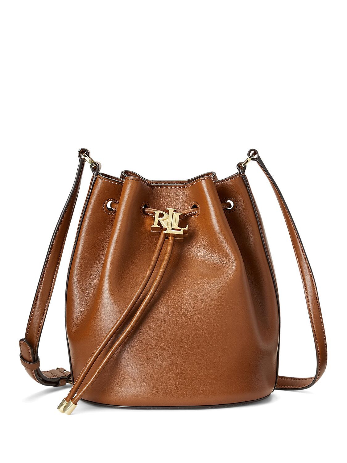 

Lauren Ralph Lauren Кожаная сумка-мешок Andie 19, Lauren Tan
