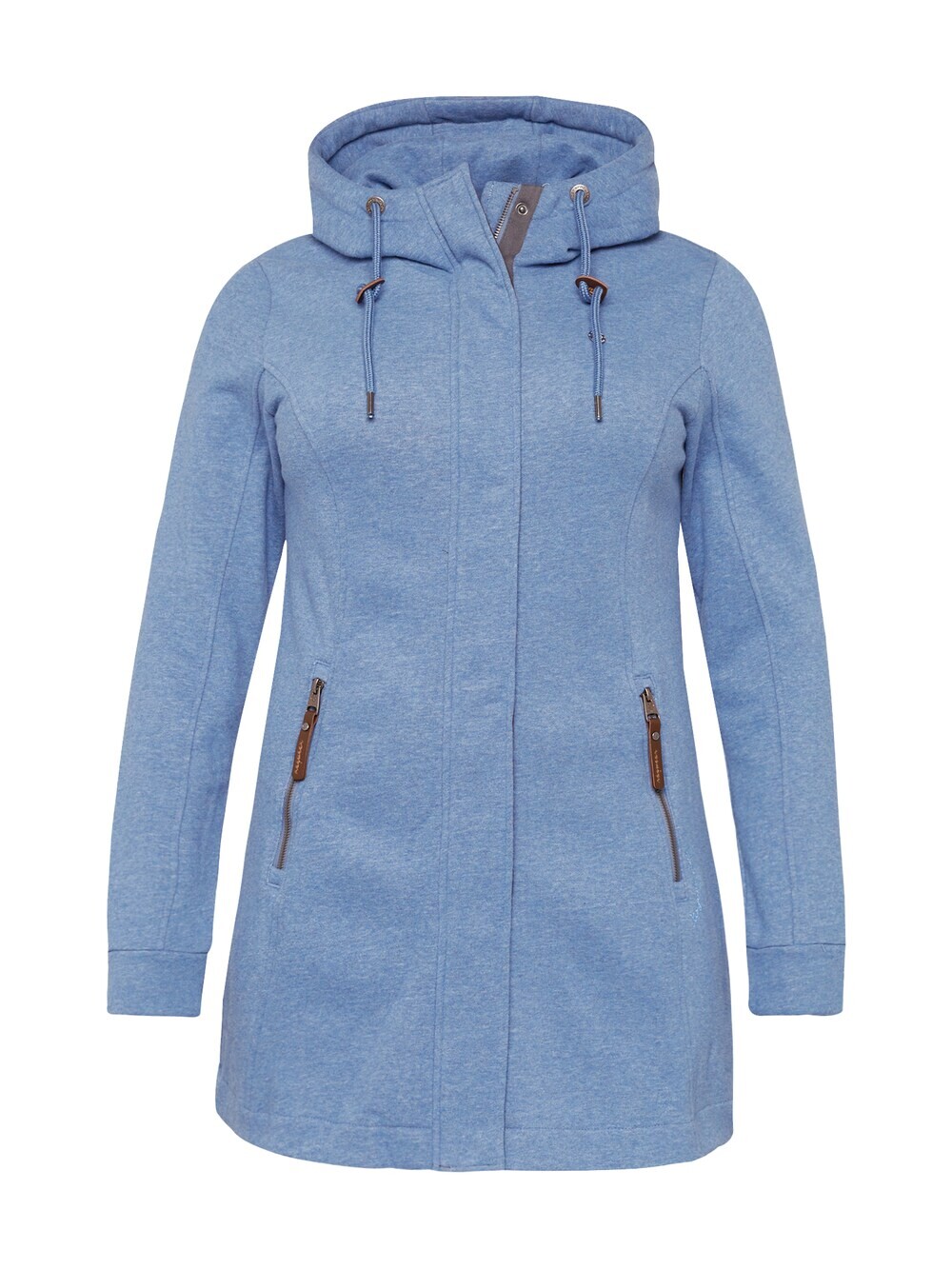 

Толстовка на молнии Ragwear Plus LETTI, дым синий