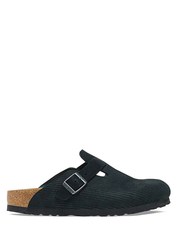 

Бостон черные женские тапочки Birkenstock