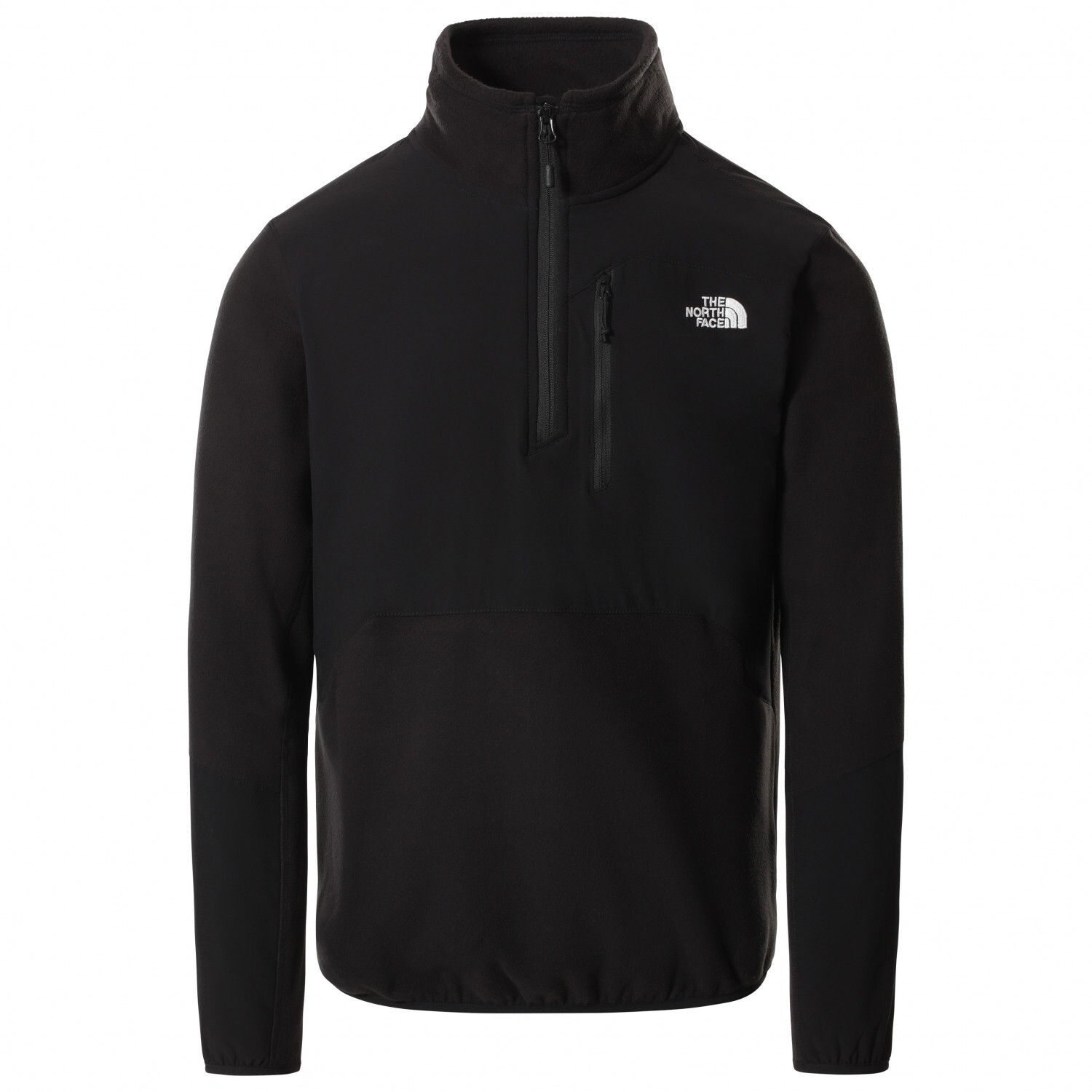 Флисовый свитер The North Face Glacier Pro 1/4 Zip, цвет TNF Black/TNF Black