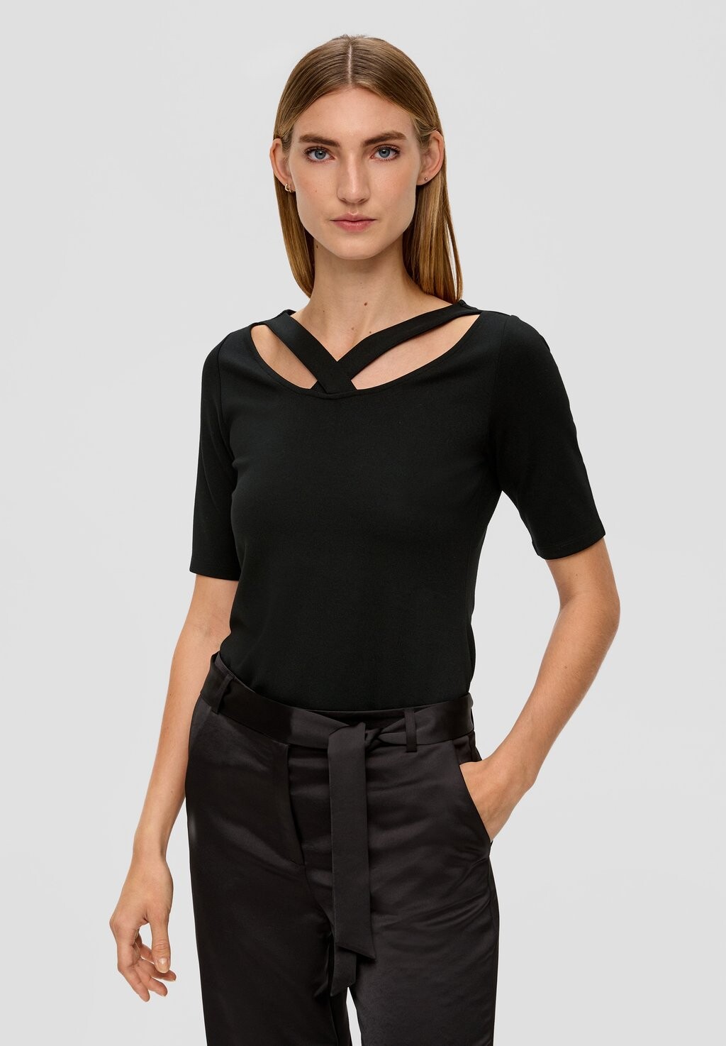 

Футболка с принтом s.Oliver BLACK LABEL, цвет schwarz