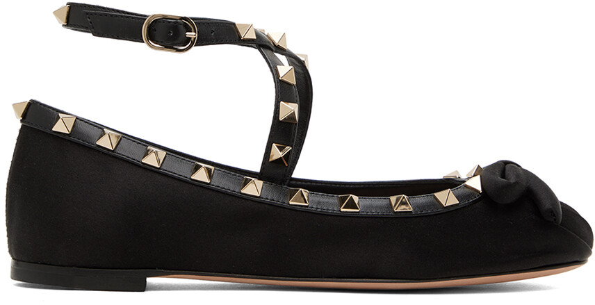 

Черный - Балетки Rockstud Valentino Garavani