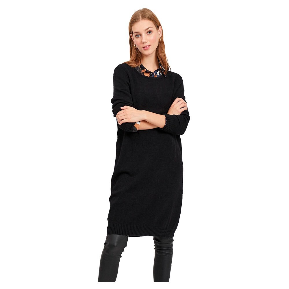

Платье Vila Ril Long Sleeve Knit, черный