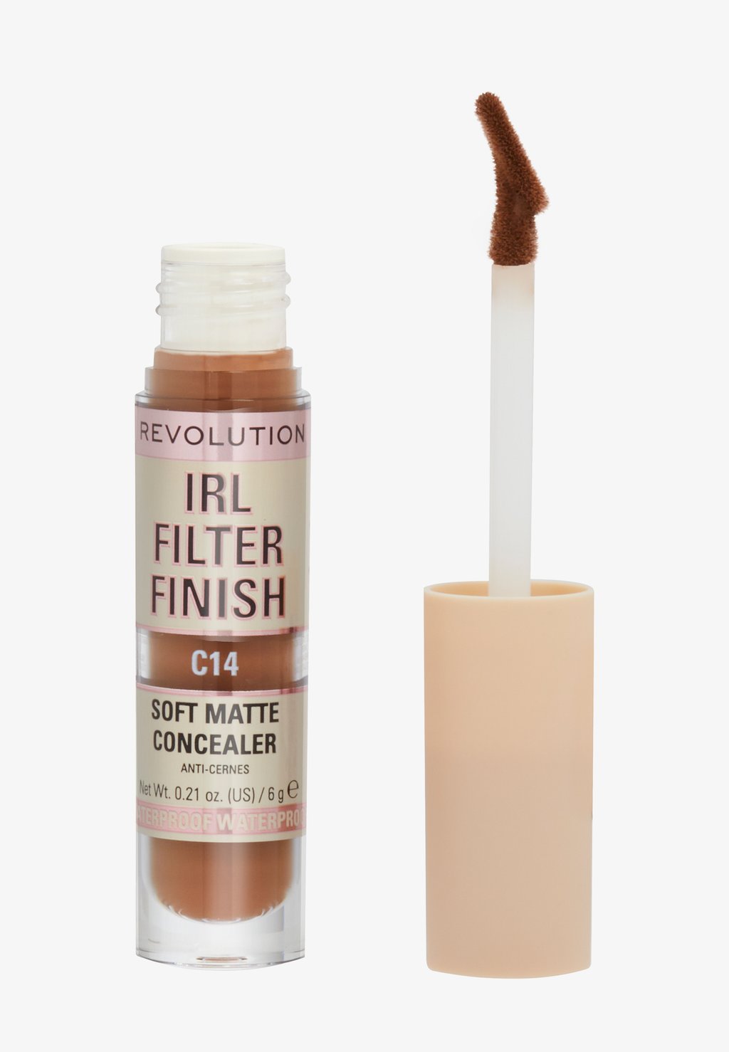 Консилер Revolution Irl Filter Finish Concealer Makeup Revolution, коричневый